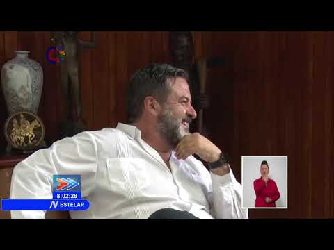 Recibe Raúl al eurodiputado Manuel “Manu” Pineda, en su paso por Cuba