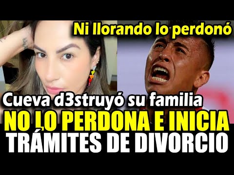 Pamela López no perdonó a Cueva ni con flores, ni saliendo en TV, e inició los trámites de divorcio