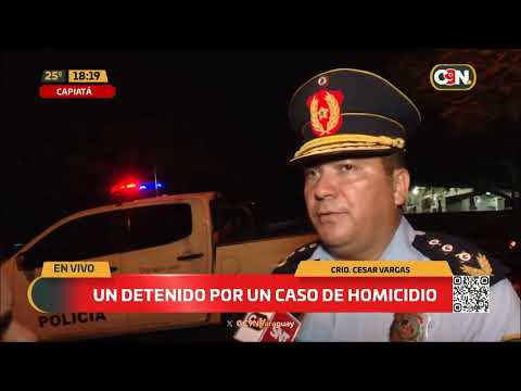 Detenido por homicidio en Areguá