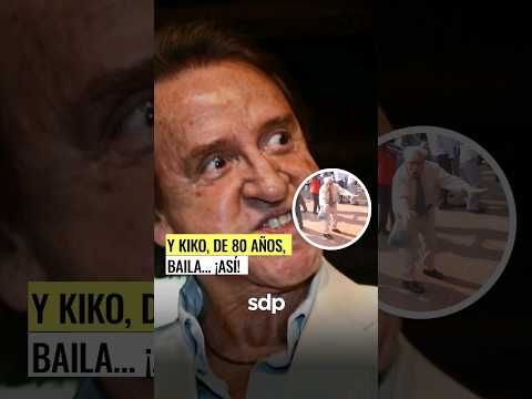 ¿Quién lo viera ? KIKO , a sus 80 AÑOS , anda dando shows con TREMENDOS pasos #sdpnoticias