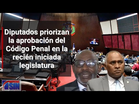 Diputados priorizan la aprobación del Código Penal en la recién iniciada legislatura