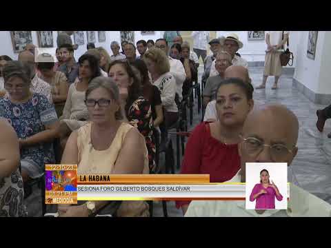 Sesiona en La Habana Foro Gilberto Bosques Saldívar