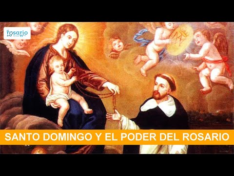 ?Santo Domingo de Guzmán y los demonios que expulsó con el Rosario de la Virgen