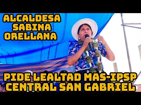ALCALDESA SABINA ORELLANA CONSTRUIRA CENTRO DE SALUD DISTRITO 7 CENTRAL SAN GABRIEL..