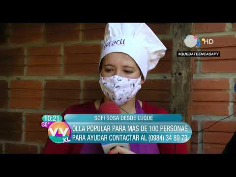 Olla popular en Luque | Sofi Sosa con más detales para Vive la Vida XL