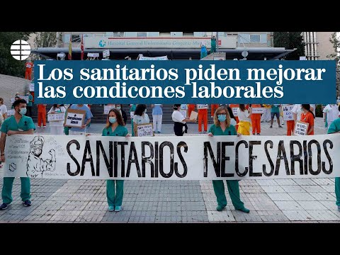 Sanitarios madrileños salen a la calle a pedir mejores condiciones laborales