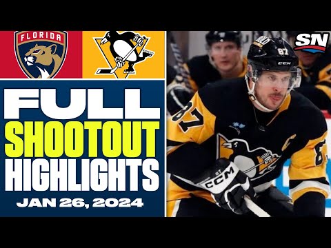 Florida Panthers at Pittsburgh Penguins | FULL Shootout Highlights - January 26, 2024