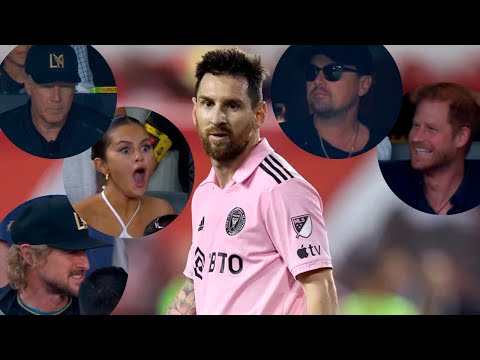 ¡Messi, estrella entre las estrellas! Jugó en Los Ángeles y deslumbró a los famosos de Hollywood