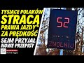 Tysiące kierowców stracą prawko. Sejm przyjął nowe przepisy. Co się zmienia?