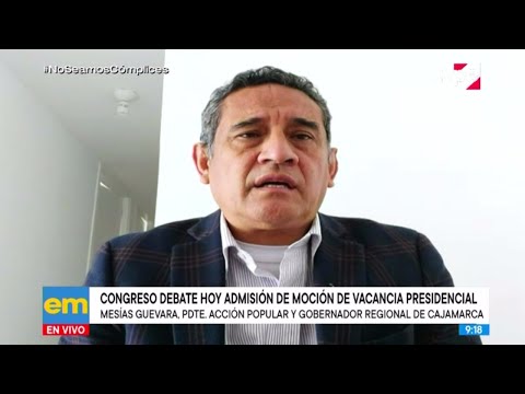 Café con Noticias | Mesías Guevara, presidente de Acción Popular y gobernador de Cajamarca