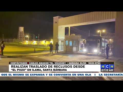 Realizan traslados de reclusos desde El Pozo en Ilama, Santa Bárbara