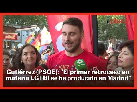 Gutiérrez (PSOE): El primer retroceso en materia LGTBI se ha producido en Madrid