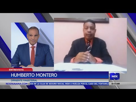 Humberto Montero se refiere al posible anuncia de paro por parte de grupos docentes