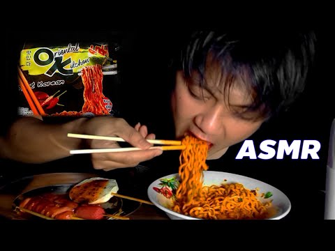 ASMR-กินมาม่าเกาหลีเผ็ดคู่กั