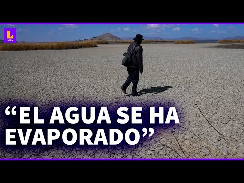 Sequía extrema del lago Titicaca: En las zonas superficiales el agua se ha evaporado