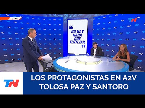 LOS PROTAGONISTAS EN A2V I VICTORIA TOLOSA PAZ Y LEANDRO SANTORO