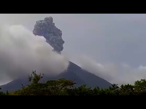 Explosión en volcán Concepción no representa peligro, según Ineter