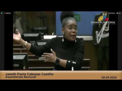 Asambleísta Paola Cabezas - Sesión 924 - Punto de información