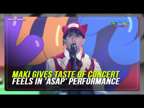 Maki gives taste of concert feels in 'ASAP' performance