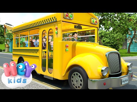 Le ruote del bus 🚌 Musica per bambini - HeyKids Italiano