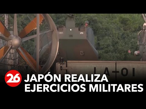 Japón realiza ejercicios militares