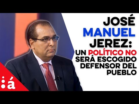 José Manuel Jerez: un político no será escogido Defensor del Pueblo