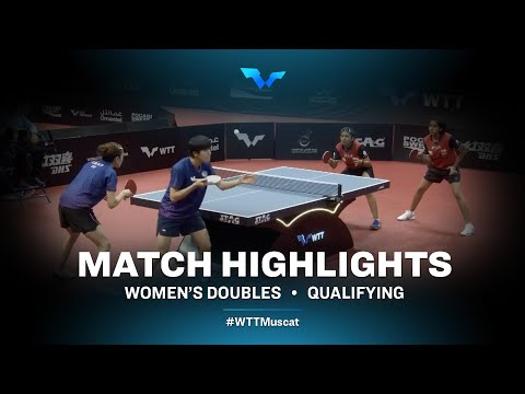 Table Tennis 🥍 Liu H. Y./Huang Y. H. Vs Yashaswini G./Suhana S. | WD | WTT Contender Muscat 2022 (Qual)