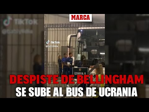 El despiste de Bellingham: se equivoca y se sube en el autobús de UcraniaI MARCA