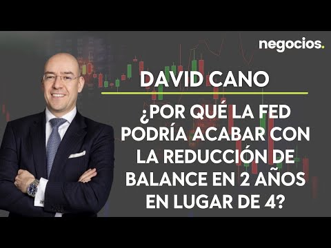 David Cano: ¿Porque la Fed podría acabar con la reducción de balance en 2 años en lugar de 4?