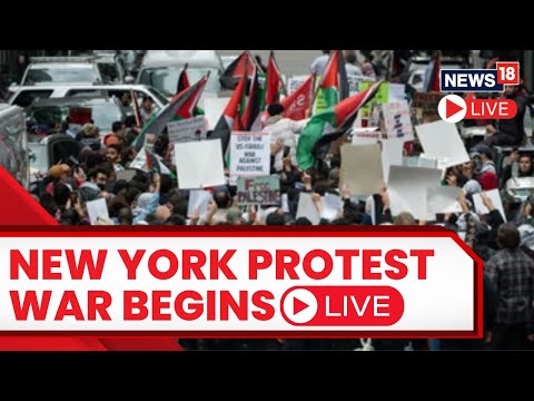 Israel Palestine Conflict LIVE | Protests Erupt At NYC Colleges Responding To Israel-Hamas War |N18L