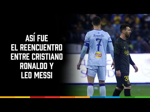 Así fue el reencuentro entre Cristiano Ronaldo y Leo Messi