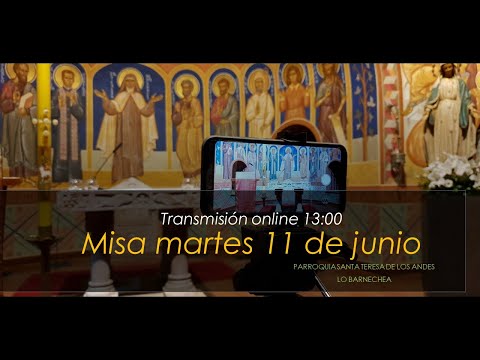 Misa martes 11  de junio