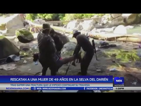 Rescatan a un a mujer de 49 an?os en la selva del Darie?n tras sufrir una fractura