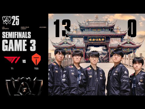 가장 긴 강, 가장 높은 산 | T1 vs TES 게임 3 하이라이트 | 녹아웃 4강 Day2 | 2025 월드 챔피언십