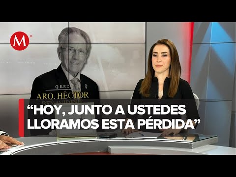 Azucena Uresti lamenta el fallecimiento del Arqui Héctor Benavides