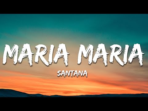 Santana - Maria Maria (Lyrics) (Sped Up)