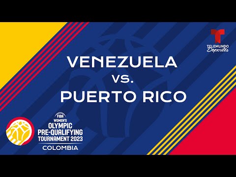 FIBA Women's Pre-Qualifying Tournament 2023: Venezuela vs. Puerto Rico | Telemundo Deportes