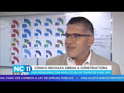 CONAVI rechaza obras de Circunvalación Norte a constructora tras hallar problemas de capa asfáltica