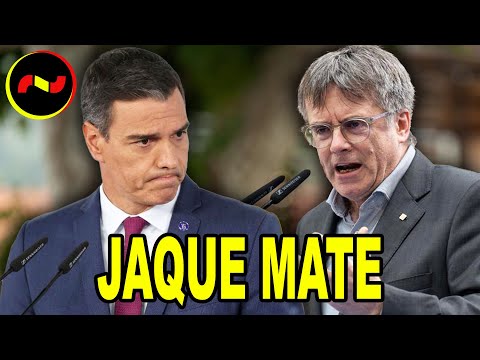 JAQUE MATE de Puigdemont a Pedro Sánchez por su PACTO con ERC