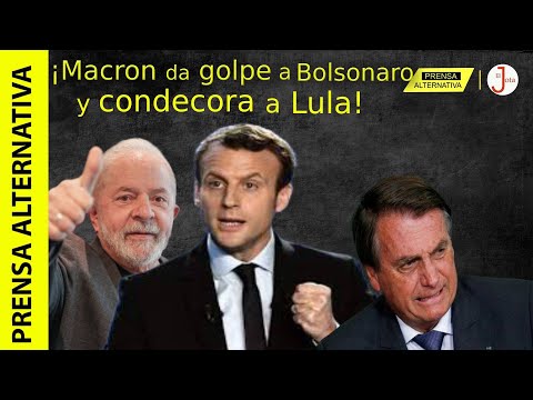 Puñ*lada a Bolsonaro! Macron celebra a Lula en Francia ante la furia del ultraconservador!!