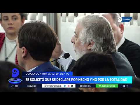 Juicio contra Walter Bento concluyó la primera etapa