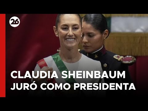 Claudia Sheinbaum asumió como primera presidenta en 200 años de historia independiente de México