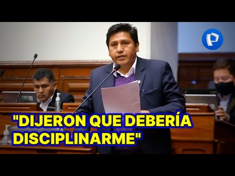 Wilson Quispe tras ser expulsado de Perú Libre: Dijeron que debería disciplinarme