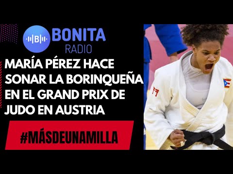 MDUM María Pérez hace sonar La Borinqueña en el Grand Prix de Judo en Austria