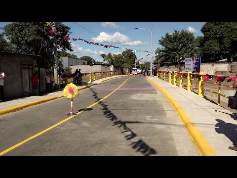 Alcaldía de Managua inaugura caja puente en el distrito V