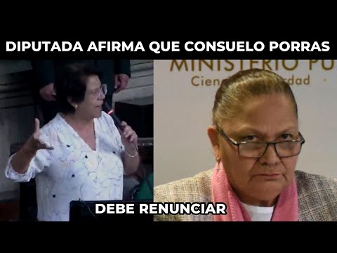 FUERTE DISCUSIÓN ENTRE DIPUTADOS POR LA RENUNCIA DE CONSUELO PORRAS | GUATEMALA