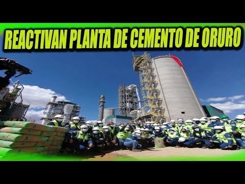 Reactivan la Planta de Cemento de Oruro ECEBOL con la meta de producir 545.730 toneladas de cemento