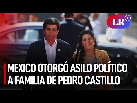 Canciller mexicano confirma presencia de la familia de Pedro Castillo en la embajada de México | #LR