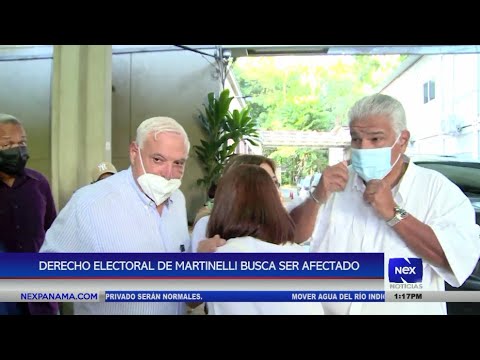 Derecho electoral de Ricardo Martinelli busca ser afectado