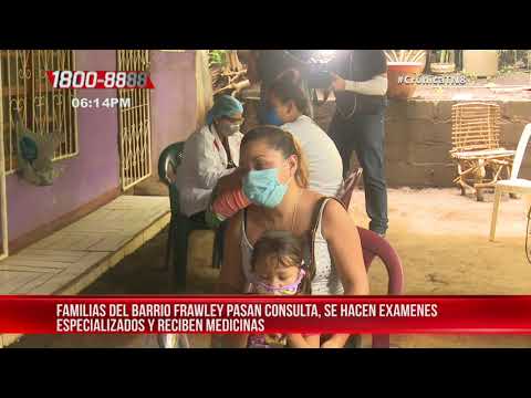 Clínica móvil llega al barrio Frawley, en Managua, para atender a familias – Nicaragua